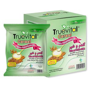 مکمل غذای کودک سرآل گندم و شیر تروویتال   50 گرم  بسته 5 عددی